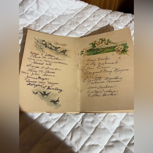 Vintage wedding day book - Picture 3 of 7